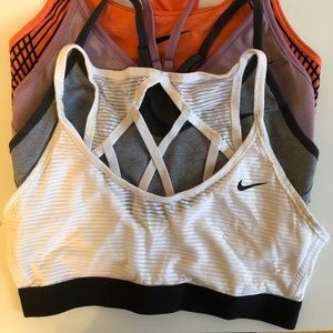 Nike Sports Bras Bundle X4